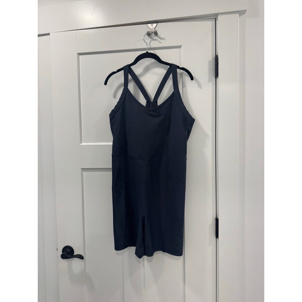Old Navy Blue PowerSoft Bodysuit XL EUC - Picture 2 of 7